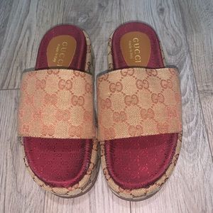 Women’s Gucci Platform Slides